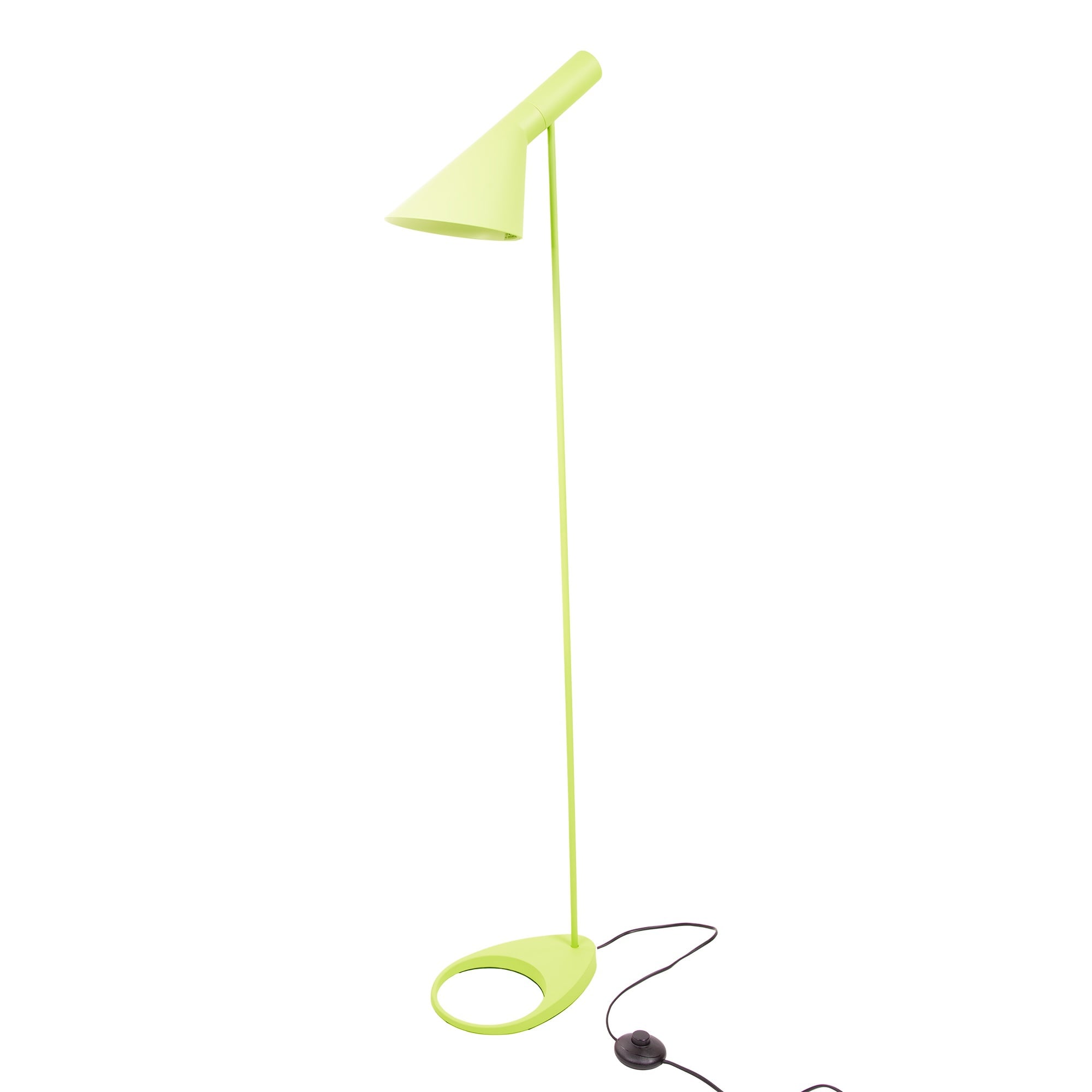 Arne Jacobsen style, Golv ljus DD D AJ Lampa lime