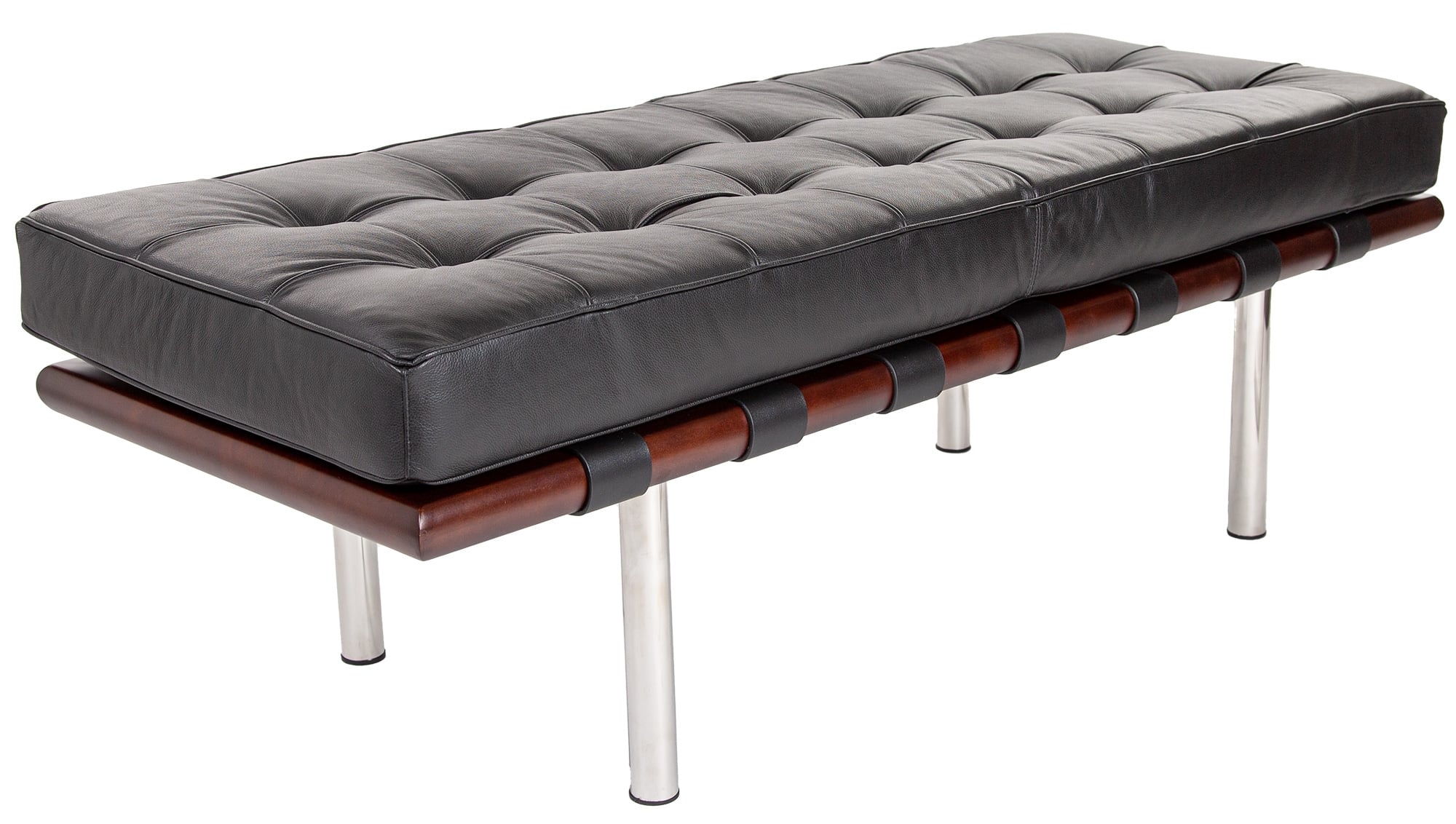 Ludwig Mies vd Rohe style, Bänk Barcelona Pavillion Bank svart