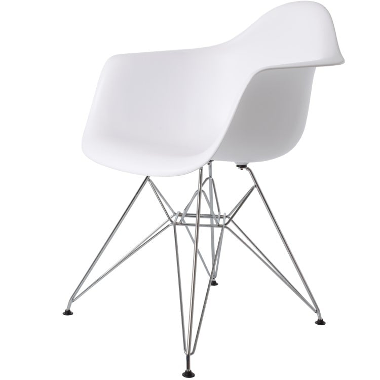 Charles Eames style, Matsal stol DAR PP vit