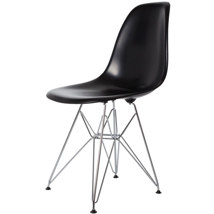 Charles Eames style, Matsal stol DSR ABS svart