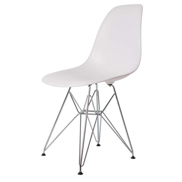 Charles Eames style, Matsal stol DSR matt PP vit