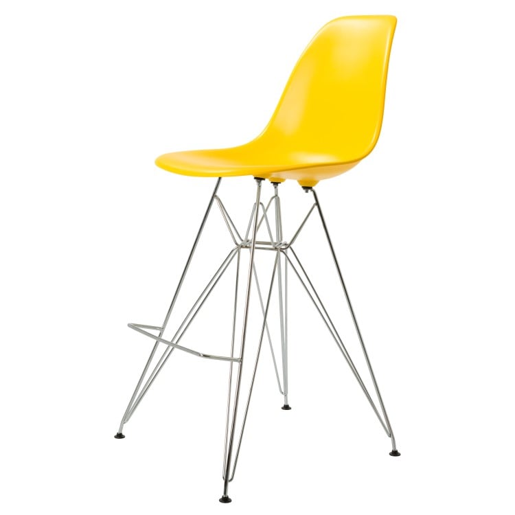 Charles Eames style, Barstol DSR matt PP gul
