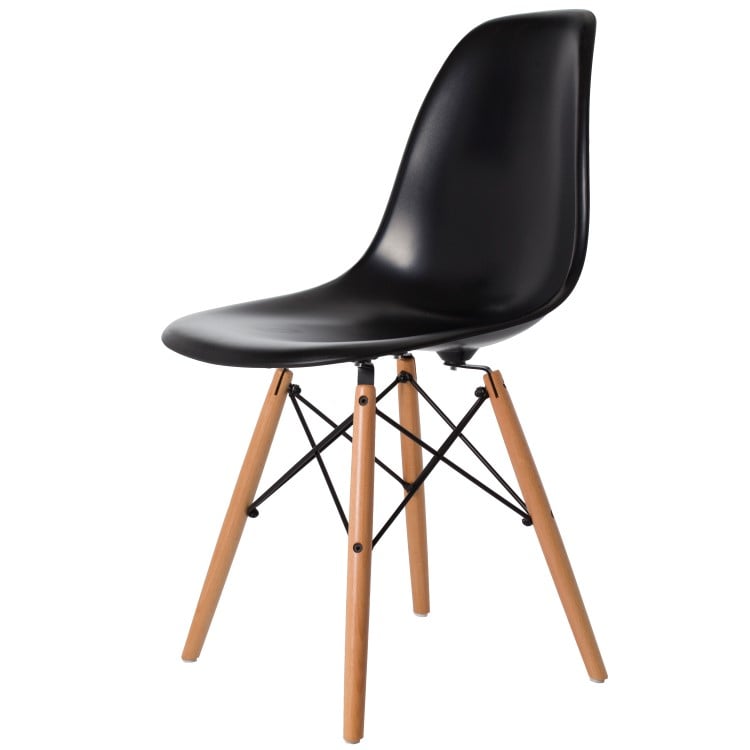 Charles Eames style, Matsal stol DSW ABS svart