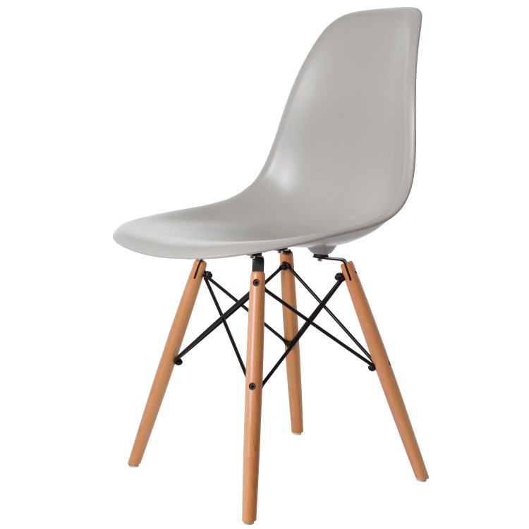 Charles Eames style, Matsal stol DSW ABS ljusgrå