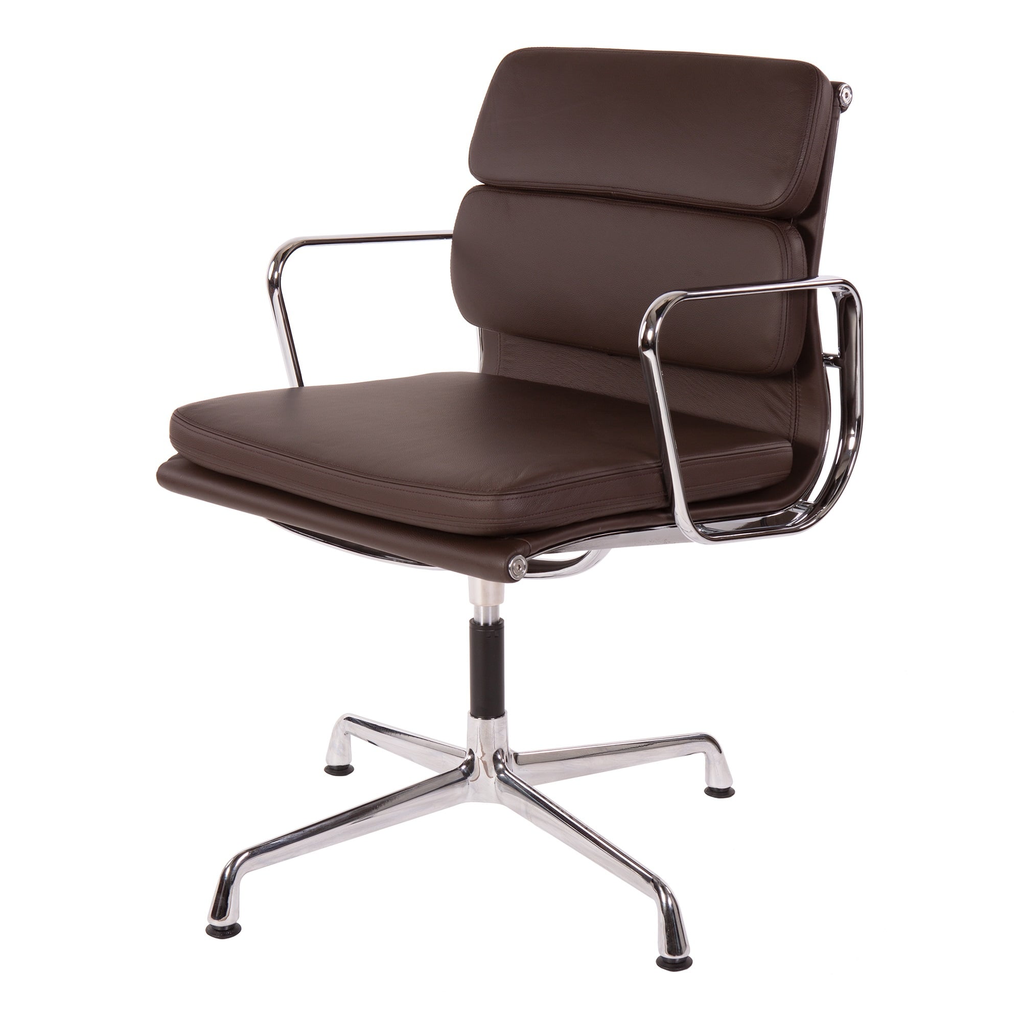 Charles Eames style, Konferens stol EA208 brun