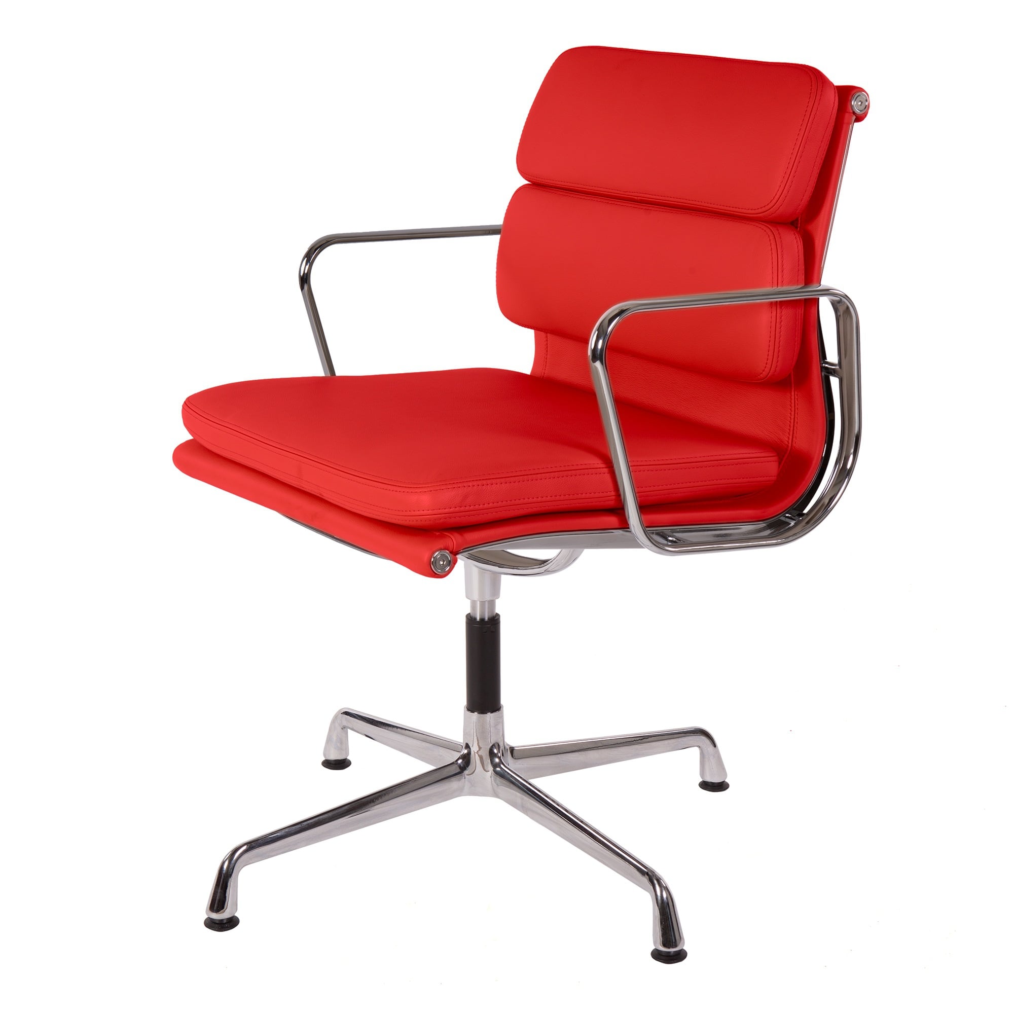 Charles Eames style, Konferens stol EA208 röd