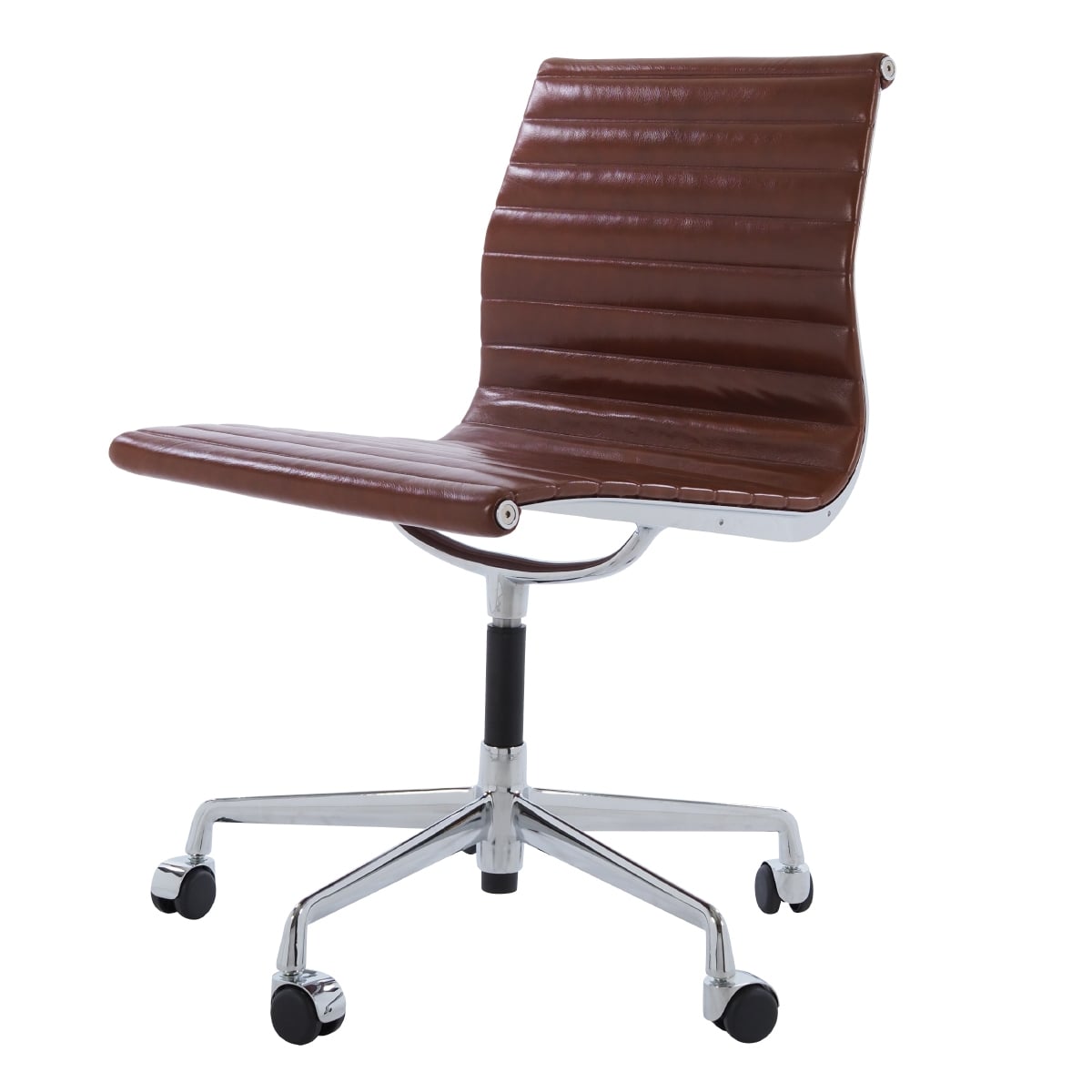 Charles Eames style, Konferens stol EA105 Läder antik