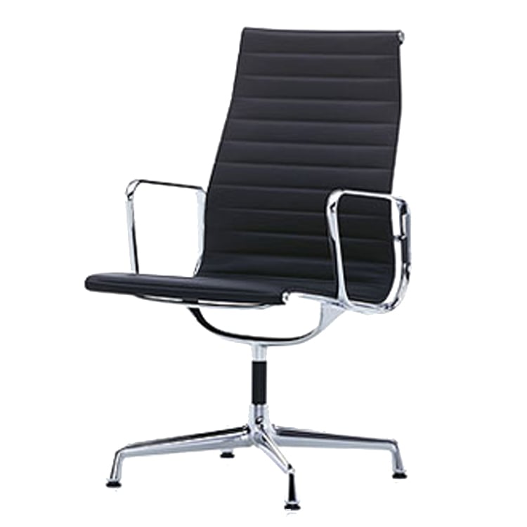 Charles Eames style, Konferens stol EA109 svart
