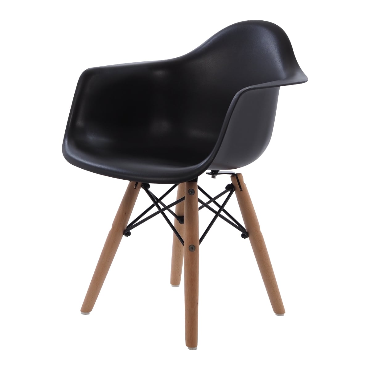 Charles Eames style, Barnstol DAW Junior svart