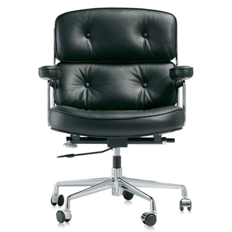 Charles Eames style, Kontorsstol ES104 svart