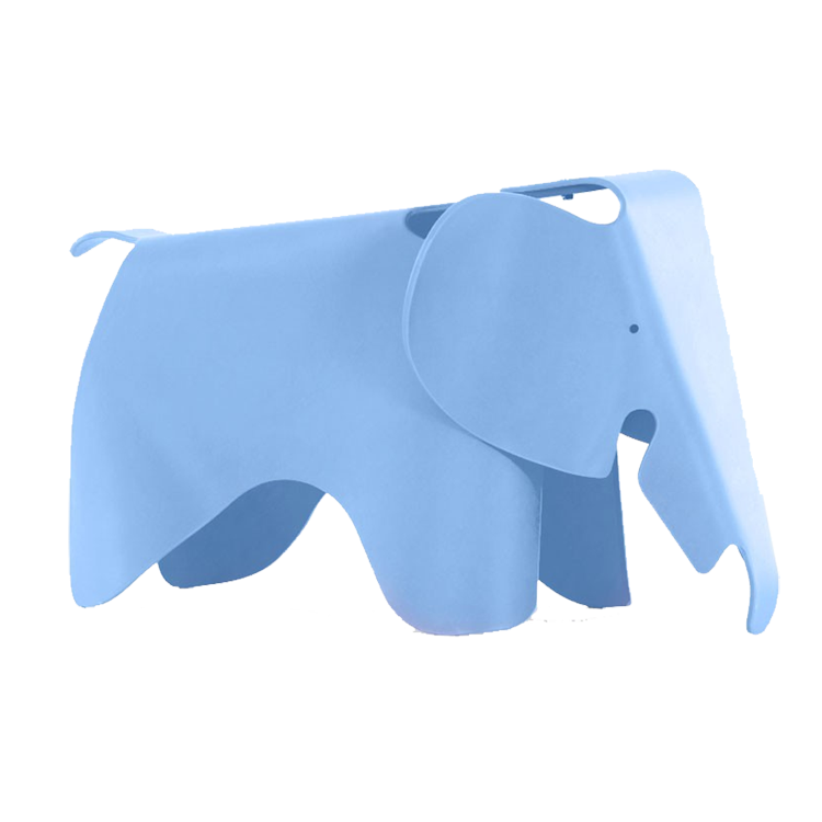 Charles Eames style, Elefant stol Elephant Junior ljusblå