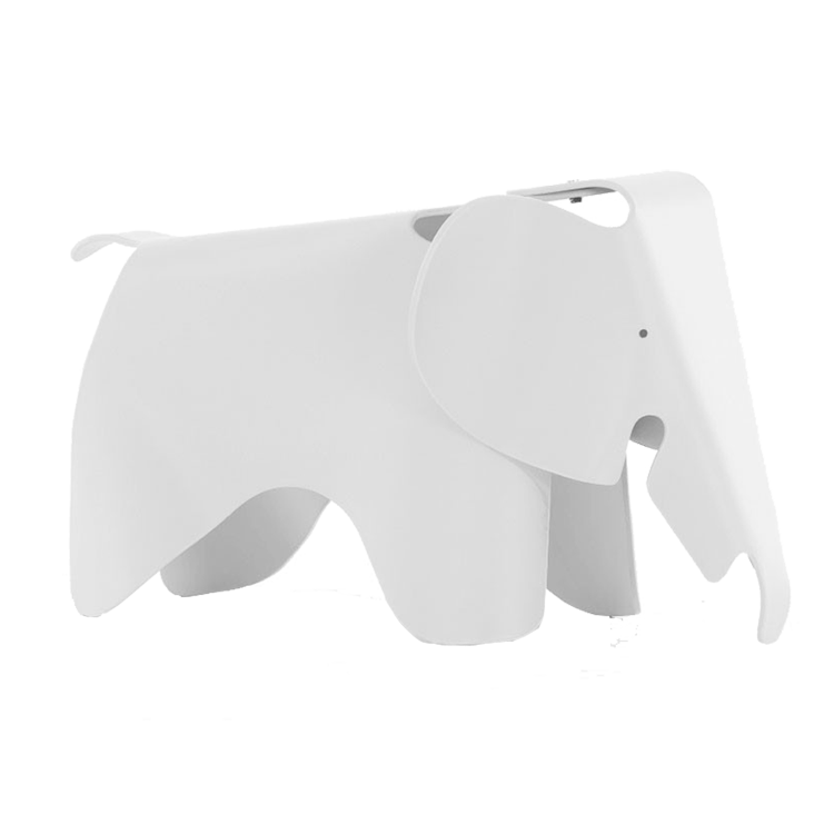 Charles Eames style, Elefant stol Elephant Junior vit