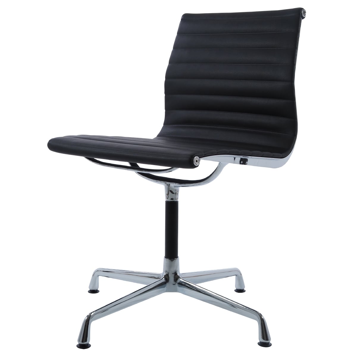 Charles Eames style, Konferens stol EA105 Läder svart