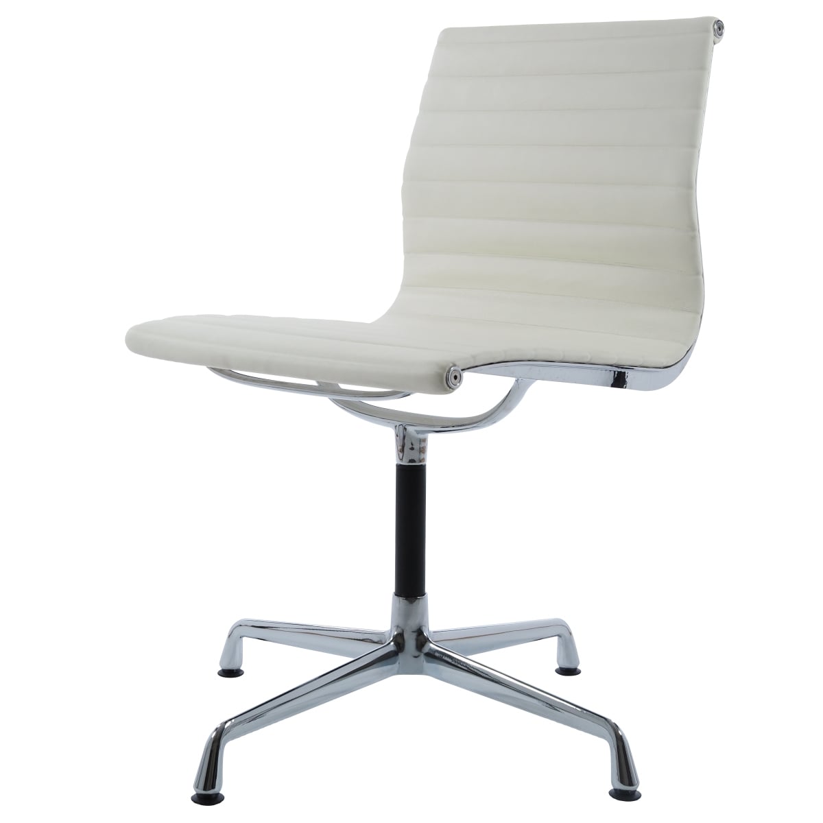 Charles Eames style, Konferens stol EA105 Läder creme