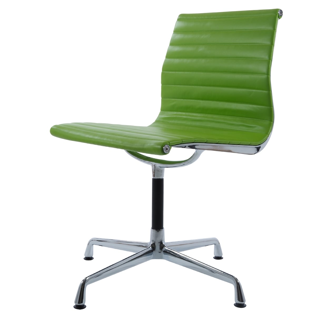 Charles Eames style, Konferens stol EA105 Läder grön