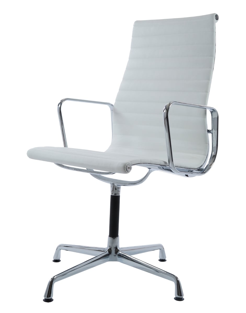 Charles Eames style, Konferens stol EA109 vit