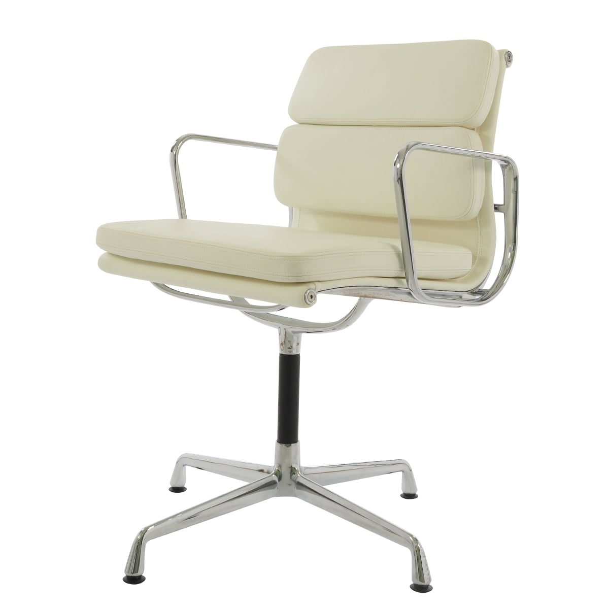 Charles Eames style, Konferens stol EA208 creme