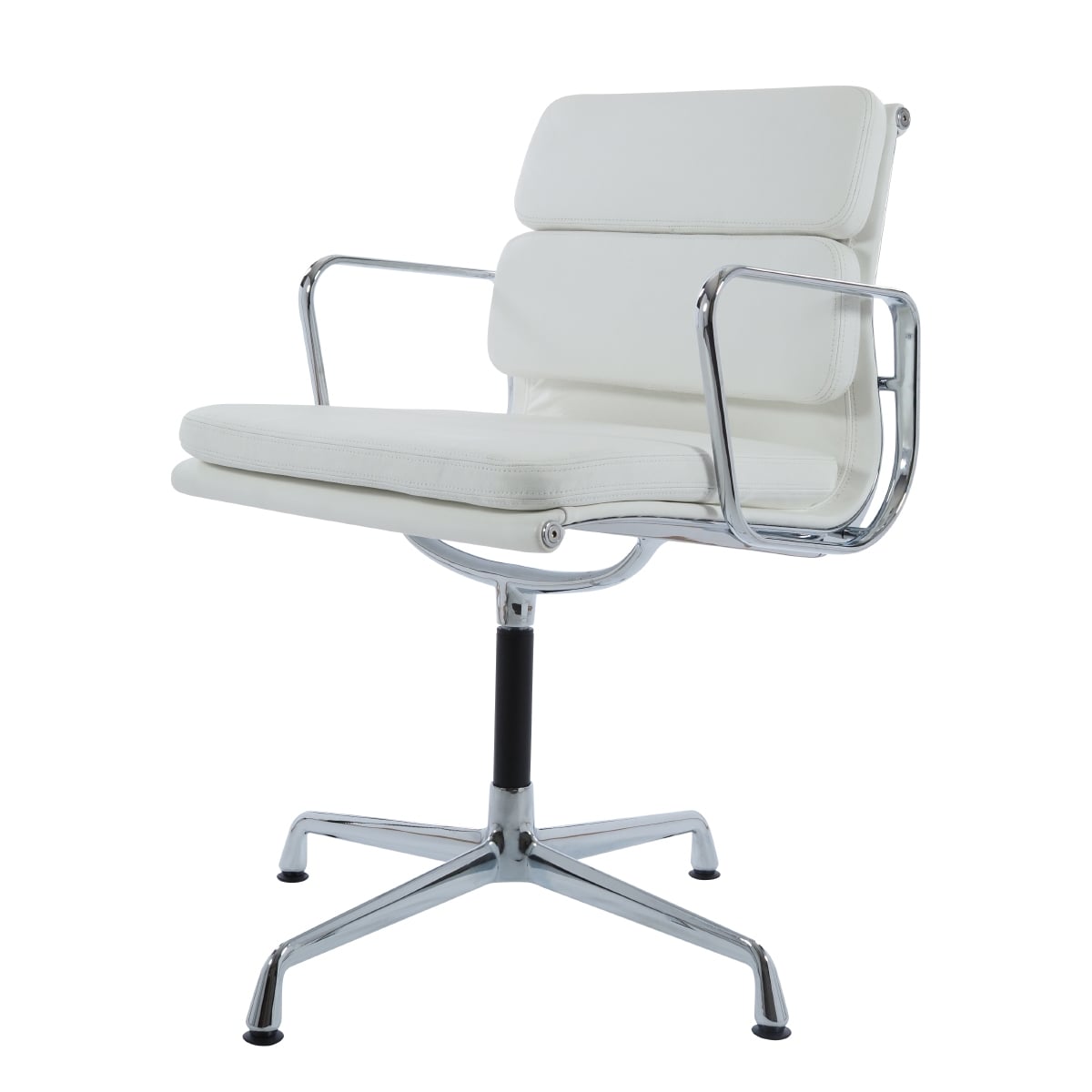 Charles Eames style, Konferens stol EA208 vit