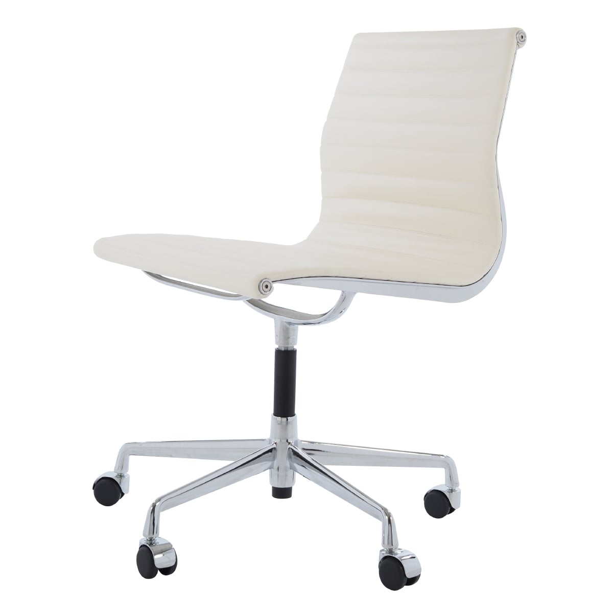 Charles Eames style, Konferens stol EA105 creme