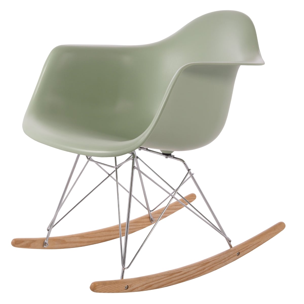 Charles Eames style, Gungstol RAR Krom chassi PP mint