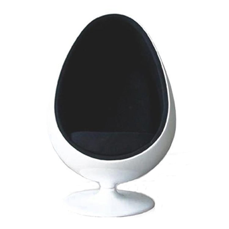 Eero Aarnio style, Lounge stol Egg pod chair svart