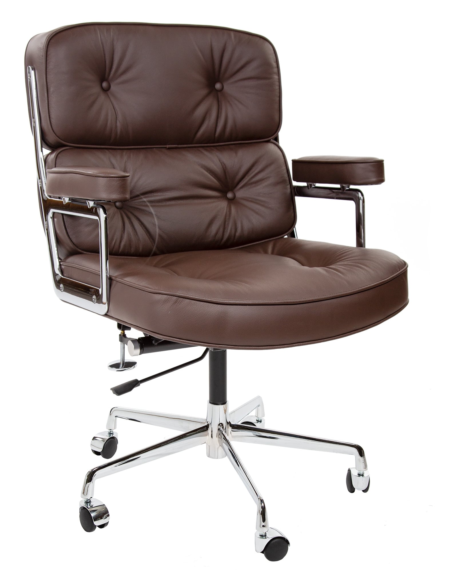 Charles Eames style, Kontorsstol ES104 brun