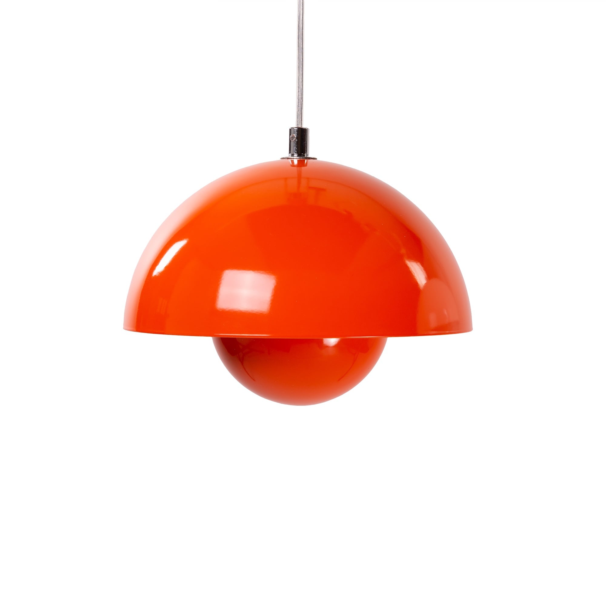Verner Panton style, Hängande ljus Blomkruka VP1 orange