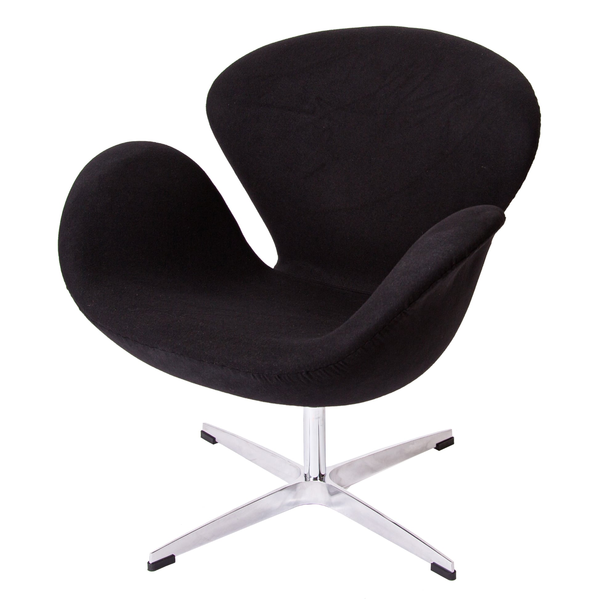 Arne Jacobsen style, Lounge stol Swan Cashmere svart