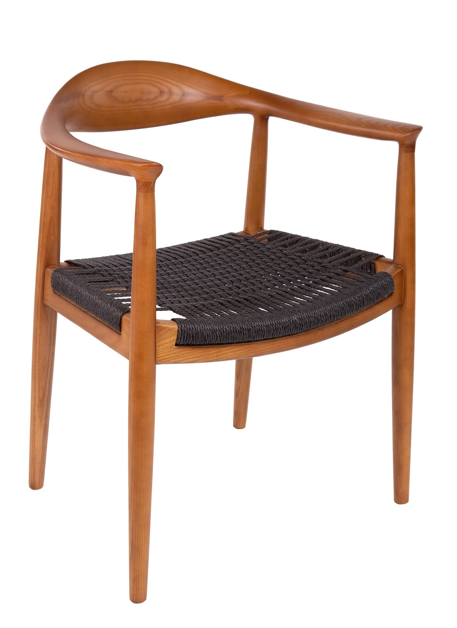 Wegner style, Matsal stol kennedy chair Valnöt svart