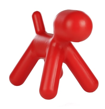 Eero Aarnio style, Barnstol Puppy chair liten röd