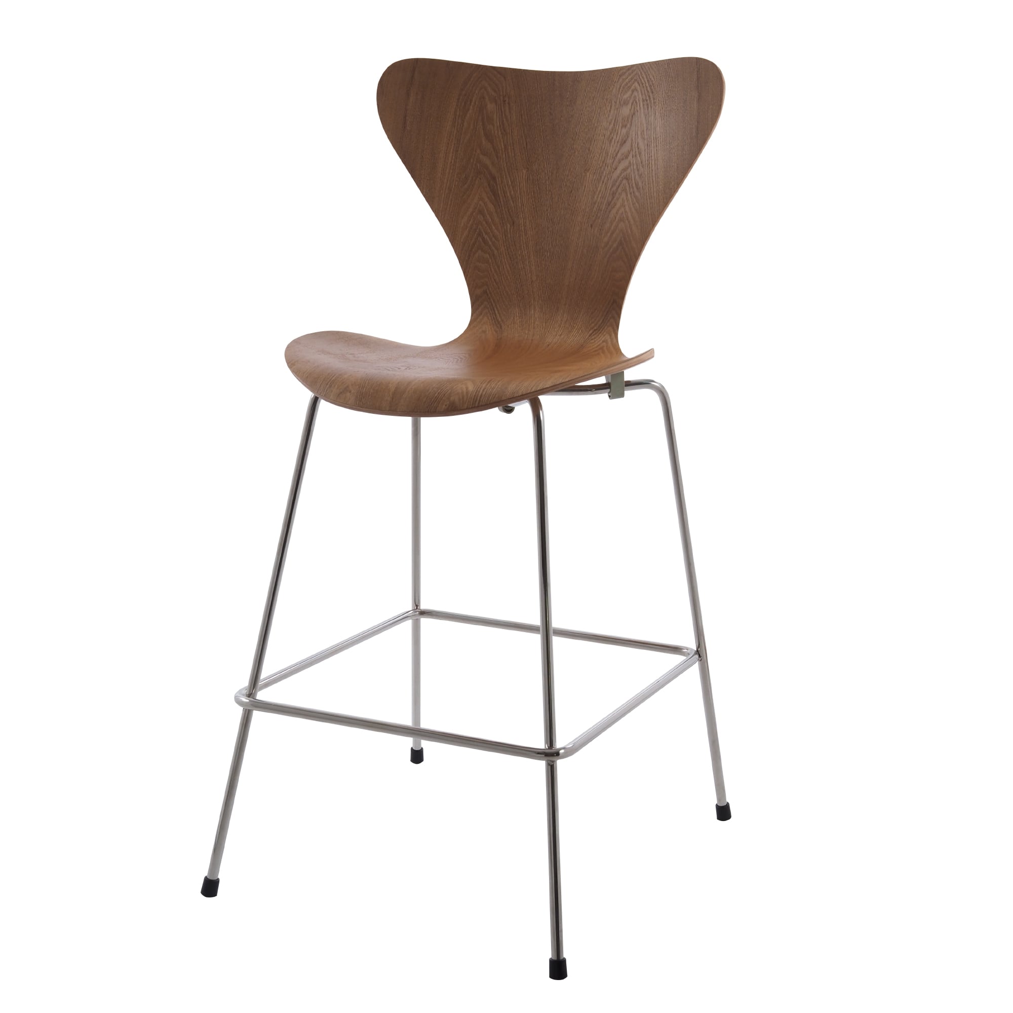Arne Jacobsen style, Barstol Butterfly series 66cm naturlig